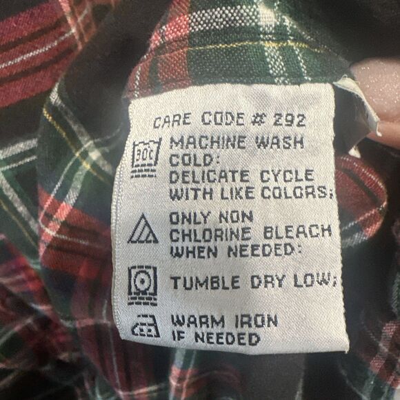 Vintage Christmas Maxi Dress Velvet Tartan Plaid Plus Size 24 Red Black Modest - Picture 7 of 7